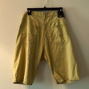 Levi’s 508 36 shorts lime pale green